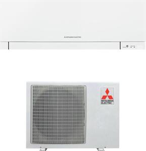 MITSUBISHI Climatizzatore 12000 Btu Inverter Monosplit Condizionatore con Pompa di Calore Classe A+++/A++ Wifi R32 Bianco (Unit Interna + Unit Es