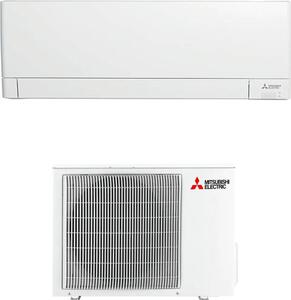 MITSUBISHI Climatizzatore 12000 Btu Inverter Monosplit Condizionatore con Pompa di Calore Classe A+++/A++ R32 Wifi (Unit Interna + Unit Esterna) 