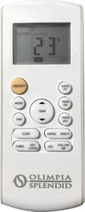 OLIMPIA SPLENDID Climatizzatore 12000 Btu Inverter Monosplit Condizionatore con Pompa di Calore Classe A++/A+ (Unit Interna + Unit Esterna) - OS-