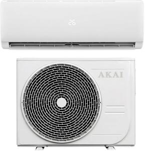 Akai Climatizzatore 9000 Btu Inverter Monosplit Condizionatore con Pompa di Calore Classe A++ /A+ R32 Wi-Fi (Unit Interna+ Unit Esterna) - MISTRA