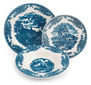 Servizio tavola 18 pezzi BrookBlue in earthenware