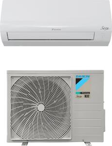 Daikin Climatizzatore 9000 Btu Inverter Monosplit Condizionatore con Pompa di Calore Classe A++/A+ R32 (Unit Interna + Unit Esterna) - ATXF25E + 