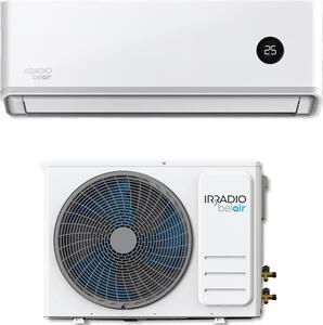 Irradio Climatizzatore 9000 Btu Inverter Monosplit Condizionatore con Pompa di Calore Classe A++/A+ R32 (Unit Interna + Unit Esterna) - ALASTOR 9
