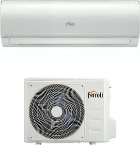 Ferroli Climatizzatore 9000 Btu Inverter Monosplit Condizionatore con Pompa di Calore Classe A++/A+ Wifi (Unit interna + Unit esterna) - 2CP001HF