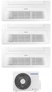 Samsung Climatizzatore a Cassetta 1 Via Trial Split 9000+9000+9000 btu Condizionatore con Pompa di Calore Classe A++/A+ (Unit Interna + Unit Este