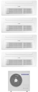 Samsung Climatizzatore a Cassetta 1 Via Quadri Split 9000+9000+9000+12000 btu Condizionatore con Pompa di Calore ClasseA++/A+ (Unit Interna + Unit