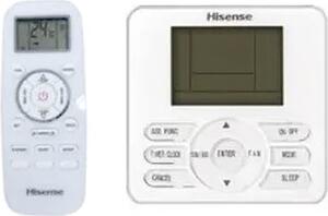 Hisense Climatizzatore a Cassetta 4 Vie Dual Split 12000 + 12000 btu Condizionatore con Pompa di Calore Classe A++/A++ (Unit Interna + Unit Ester