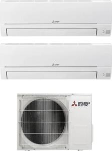 MITSUBISHI Climatizzatore Dual Split Inverter 9000 + 12000 Btu /h Condizionatore con Pompa di Calore Classe A++/A+ Deumidificatore Gas R32 (Unit I