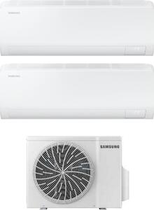 Samsung Climatizzatore Dual Split Inverter 9000 + 12000 Btu Condizionatore con Pompa di Calore Classe A+++/A++ (Unit Interne + Unit Esterna) - AR