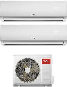 TCL Climatizzatore Dual Split Inverter 9000 + 12000 Btu Condizionatore con Pompa di Calore Classe A++/A+ Gas R32 (Unit Interna + Unit Esterna) - 