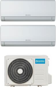 OLIMPIA SPLENDID Climatizzatore Dual Split Inverter 9000 + 12000 Btu Condizionatore con Pompa di Calore Classe A++/A+ Gas R32 (Unit Interna + Unit