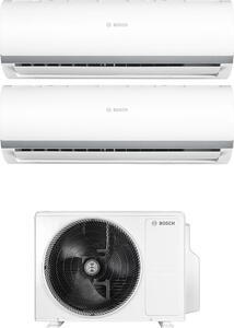 Bosch Climatizzatore Dual Split Inverter 9000 + 12000 Btu Condizionatore con Pompa di Calore Classe A++/A+ (Unit Interna + Unit Esterna) - CL2000