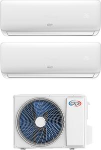 Argo Climatizzatore Dual Split Inverter 9000 + 12000 Btu Condizionatore con Pompa di Calore Classe A++/A+ (Unit Interna + Unit Esterna) - 3980009