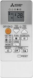 MITSUBISHI Climatizzatore Dual Split Inverter 9000 + 9000 Btu Condizionatore con Pompa di Calore Classe A++/A+ Gas R32 (Unit Interna + Unit Ester