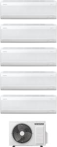 Samsung Climatizzatore Penta split 7000+7000+7000+7000+7000 btu Inverter Condizionatore con Pompa di Calore Gas R32 WIFI Classe A++/A+ (Unit Inte