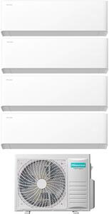 Hisense Climatizzatore Quadri Split Inverter 7000+7000+7000+7000 Btu Condizionatore con Pompa di Calore Classe A++/A+ Gas R32 WiFi (Unit Interna +