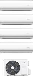 Comfee Climatizzatore Quadri Split Inverter 9000+9000+9000+12000 btu Condizionatore con Pompa di Calore Classe A++/A+ Gas R32 (Unit Interna + Unit