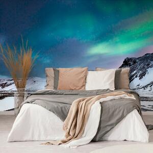 Carta da parati – Aurora boreale norvegese