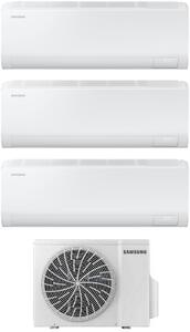 Samsung Climatizzatore Trial split 9000+9000+12000 btu Inverter Condizionatore con Pompa di Calore Gas R32 WIFI Classe A++/A+ (Unit Interna + Uni
