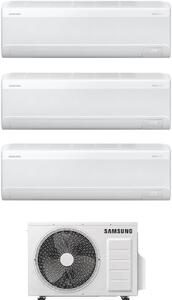 Samsung Climatizzatore Trial split 7000+7000+12000 btu Inverter Condizionatore con Pompa di Calore Gas R32 WIFI Classe A++/A+ (Unit Interna + Uni