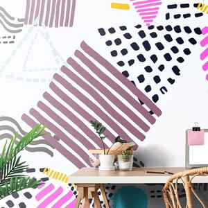 Carta da parati – Motivo Memphis in stile pop-art