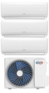 Argo Climatizzatore Trial Split Inverter 9000 + 9000 + 12000 Btu Condizionatore con Pompa di Calore Classe A++/A+ Wi-Fi (Unit Interne + Unit Este