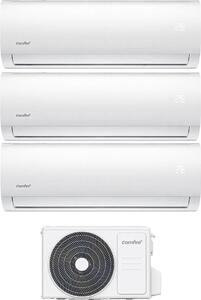 Comfee Climatizzatore Trial Split Inverter 9000 + 9000 + 12000 Btu Condizionatore con Pompa di Calore Classe A++/A+ Gas R32 (Unit Interna + Unit 