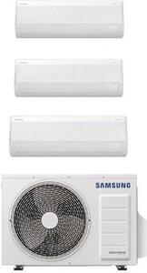 Samsung Climatizzatore Trial Split Inverter 9000+9000+12000 Btu Condizionatore con Pompa di calore Classe A+++/A++ Gas R32 (Unit Interna + Unit E