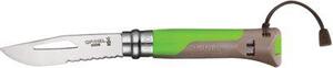 Opinel Coltello 08 Outdoor mm 85 PP Verde/grigio