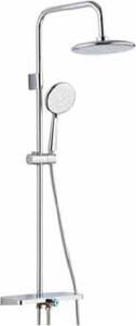 Idro Bric Colonna Doccia 3 Getti Saliscendi con Soffione 22 cm e Doccetta colore Cromo - 0146CR Honduras