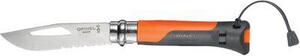 Opinel Coltello 08 Outdoor mm 85 PP Arancione/grigio