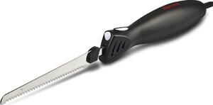 Girmi Coltello elettrico con 2 Lame Inox Potenza 45 Watt Funzione Pulse Protezione dita colore Nero - 161884 CT10