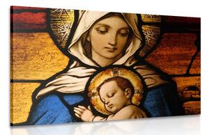 Quadro su tela – Madonna con bambino