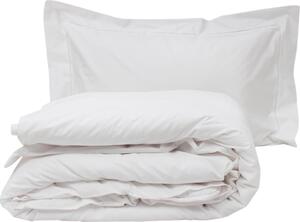 Blanco Raya Completo Letto in Lino Letto Matrimoniale Set: Copripiumone 250x205 cm / Lenzuolo con Angoli 180x200 cm / 2 Federe 50x80 colore Bianco 