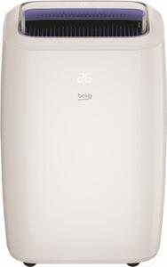 Beko Condizionatore Portatile 12000 Btu /h (Gas R290) Climatizzatore Classe A/A Funzione Deumidificatore con Timer - BPN112H