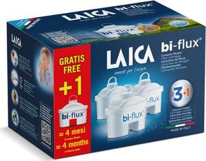 LAICA Confezione N 4 Filtri Caraffa Laica Bi-Flux - F4S