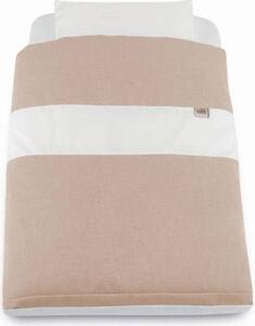 Cam Coordinato Tessile per Culla Sempreconte e Cullami Federa + Coprimaterasso + Sacco colore Beige - T167