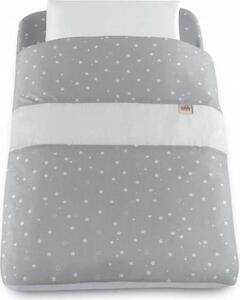 Cam Coordinato Tessile per Culla Sempreconte e Cullami Federa + Coprimaterasso + Sacco colore Grigio - T160