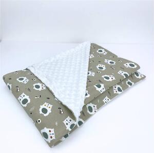 Baby Idea Coperta Lettino Orso colore Beige - PLOB