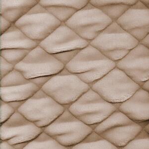 Blanco Raya Coperta Invernale per Letto Singolo Duoble Face in Flanella e in Pelliccia 100% Poliestere 160x210 cm colore Ecr - 3006-17