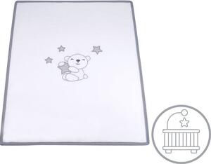 Baby Idea Coperta Lettino in Pile colore Grigio