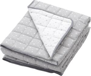 Italbaby Coperta Lettino in Pile Double Face colore Grigio - Stelline