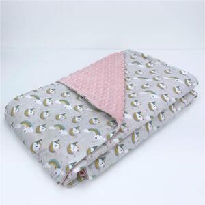 Baby Idea Coperta Lettino Unicorno colore Rosa - PLUR
