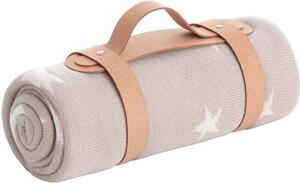Cambrass Coperta Neonato in Bamb 80x100 cm colore Grigio - Star