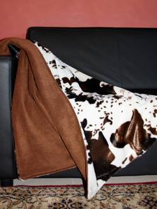 Blues Coperta pile animalier Letto Singolo stampa zebrata confezionato in scatola rivestita - WN0809J-4