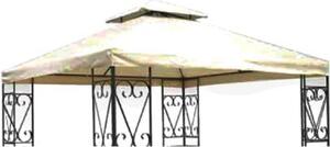 Giardini del Re Copertura Gazebo 3x3 mt Top in Poliestere colore Ecr - 3133