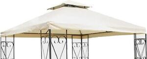 VivaGarden Copertura Gazebo 3x3 mt Top in Poliestere colore Ecr Bratislava - GA802037