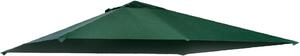 VivaGarden Copertura Gazebo 3x3 mt Top in Poliestere Impermeabile con 8 Fori di Ventilazione colore Verde