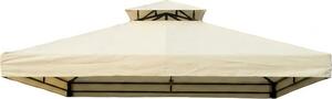 Amicasa Copertura Gazebo 3x4 mt Impermeabile Top per Gazebo con Camino