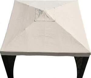 Giardini del Re Copertura Gazebo 3x4 mt Impermeabile Top in Poliestere colore Bianco